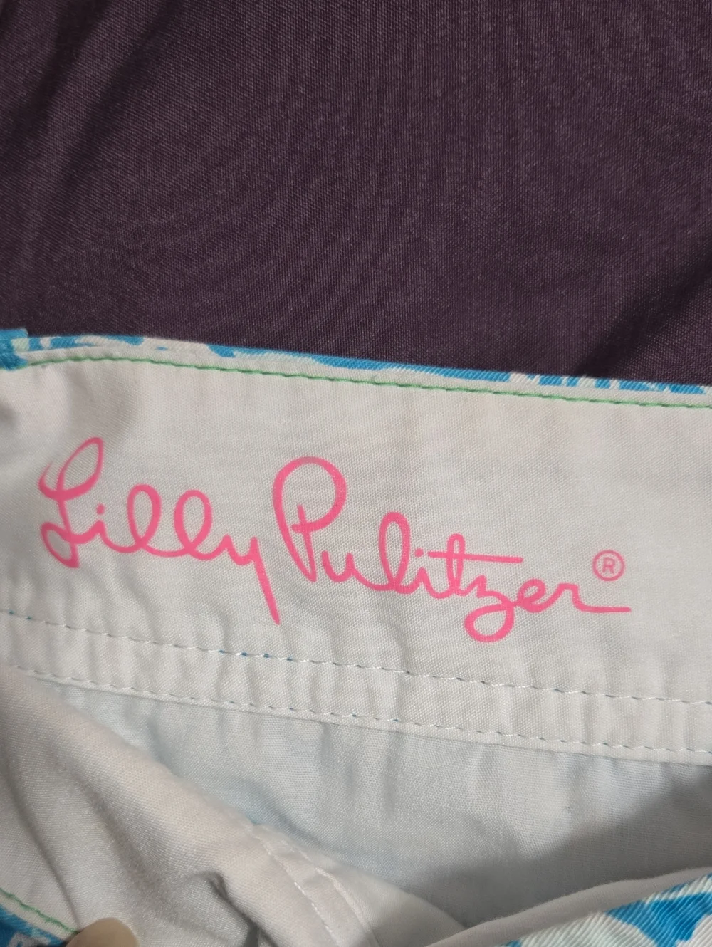 Lilly Pulitzer The Callahan Women’s Blue Floral Print Cotton Shorts Size 00